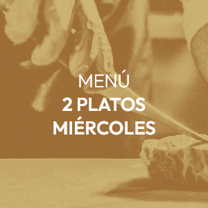 MENÚ (2PLATOS) MIERCOLES